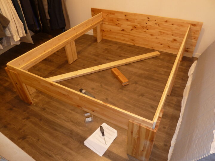 A bed frame